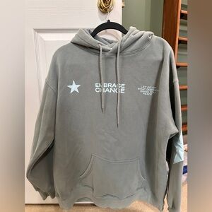 Women’s the Mayfair group “Embrace Change” Green Hoodie